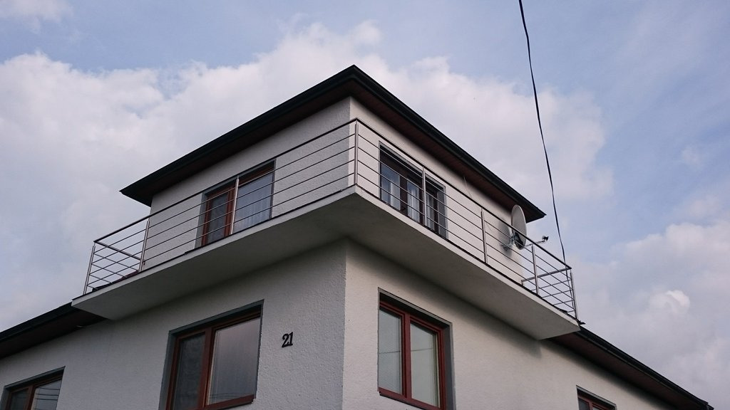 Nerezový balkón