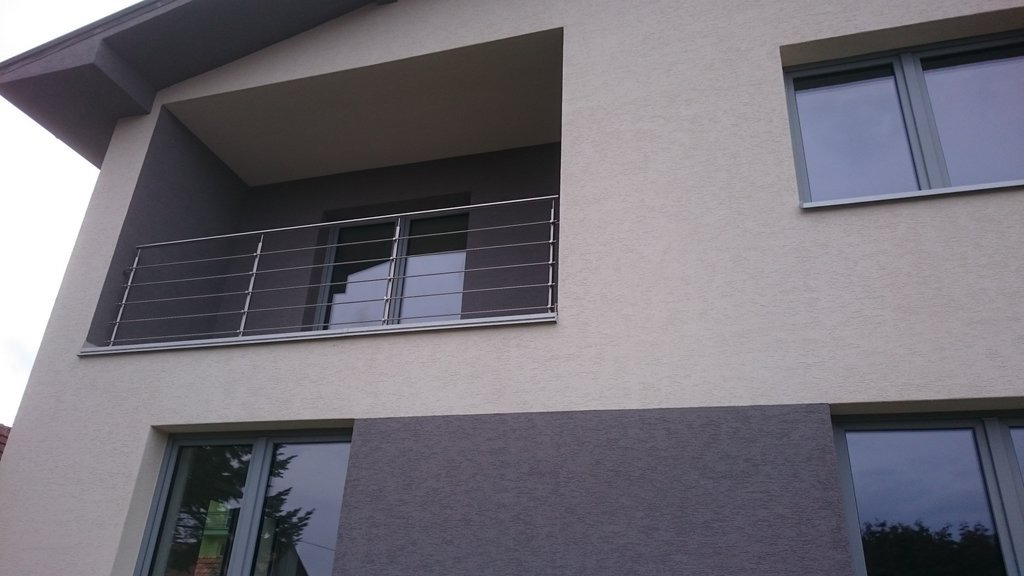 Nerezový balkón