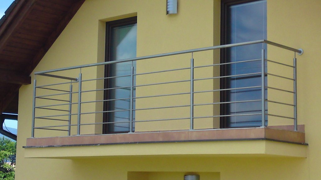 Nerezový balkón